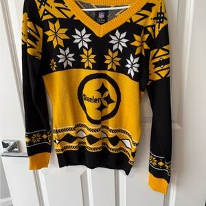Pittsburgh Steelers Black and Yellow Sweater